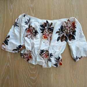 Floral Off-Shoulder Women's Top
